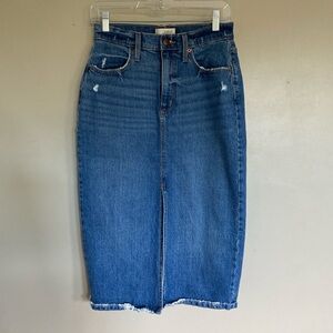 Universal Thread Classic Blue Denim Skirt
